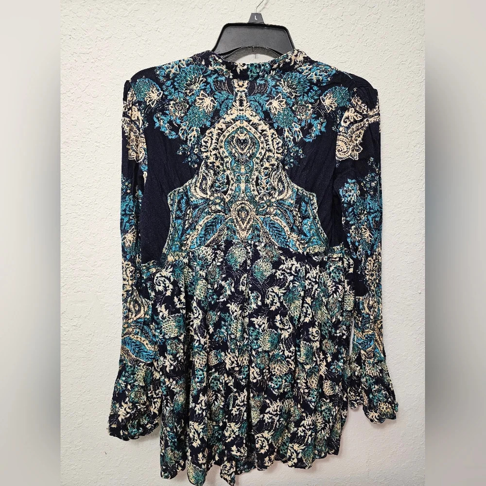 Free People Lady Luck Printed Tunic